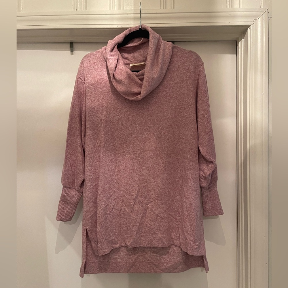 Maeve by Anthropology Long Oversized Cow-Neck sweater
